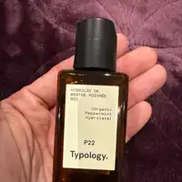 TYPOLOGY - P22 - Hydrolat de menthe poivrée bio 