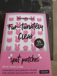 THE BEAUTY DEPT - Fur-tunately clear - 35 Spot patches