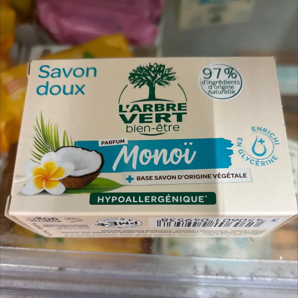 L'ARBRE VERT - Savon doux parfum monoï