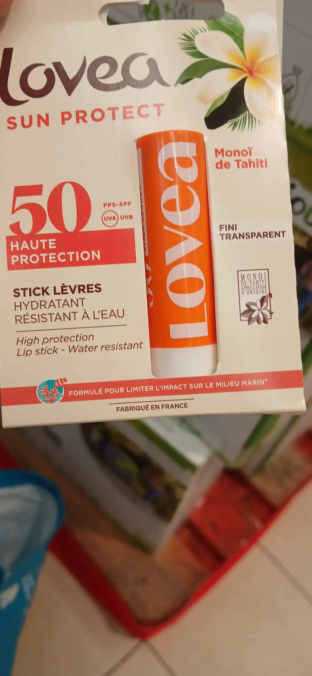 LOVEA - Sun protect - Stick lèvres SPF50