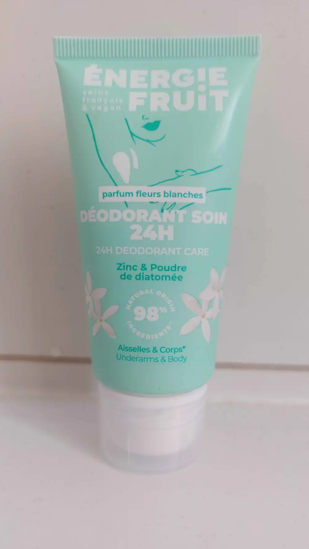 ÉNERGIE DE FRUIT - Déodorant soin 24h parfum fleurs blanches