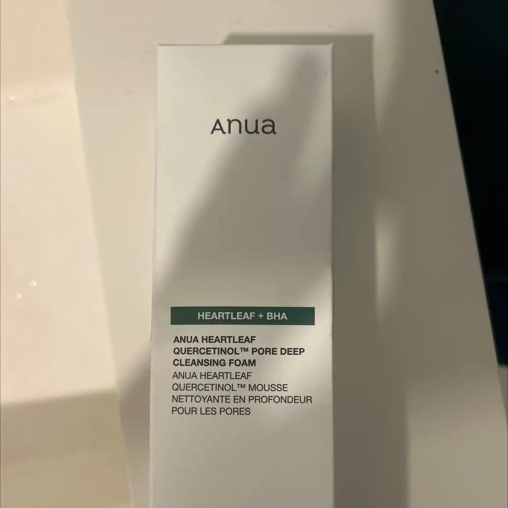 ANUA - Heatleaf + bha - Mousse nettoyante