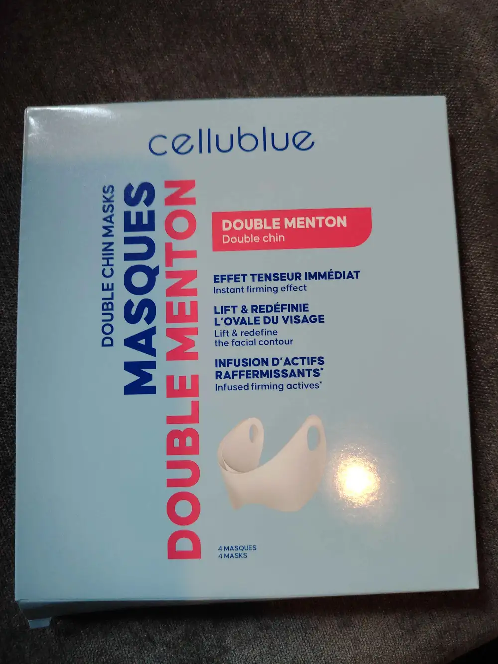 CELLUBLUE - Masques double menton 