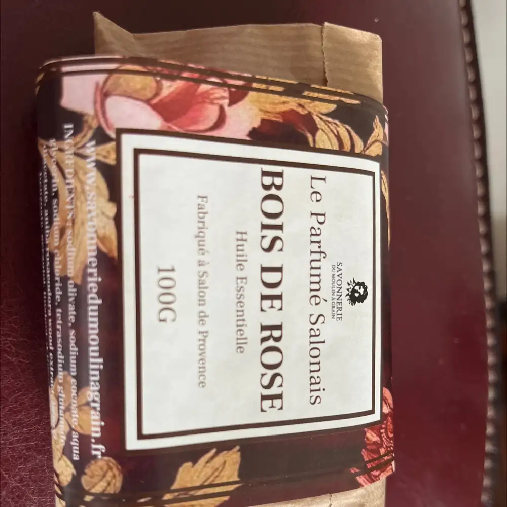 SAVONNERIE DU MOULIN À GRAIN - Le parfumé salonais - Savon bois de rose à l'huile essentielle