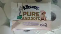KLEENEX - Pure and soft - Papier toilette humide sans parfum