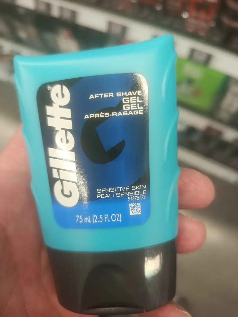 GILLETTE - Gel après-rasage peau sensible