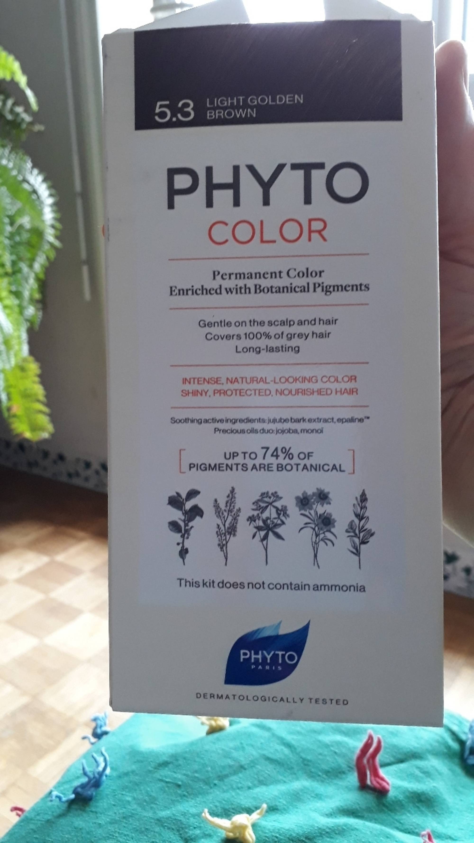 PHYTO - Color - Permanent color 5.3 light golden brown