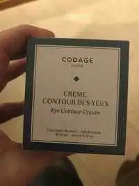 CODAGE - Crème contour des yeux