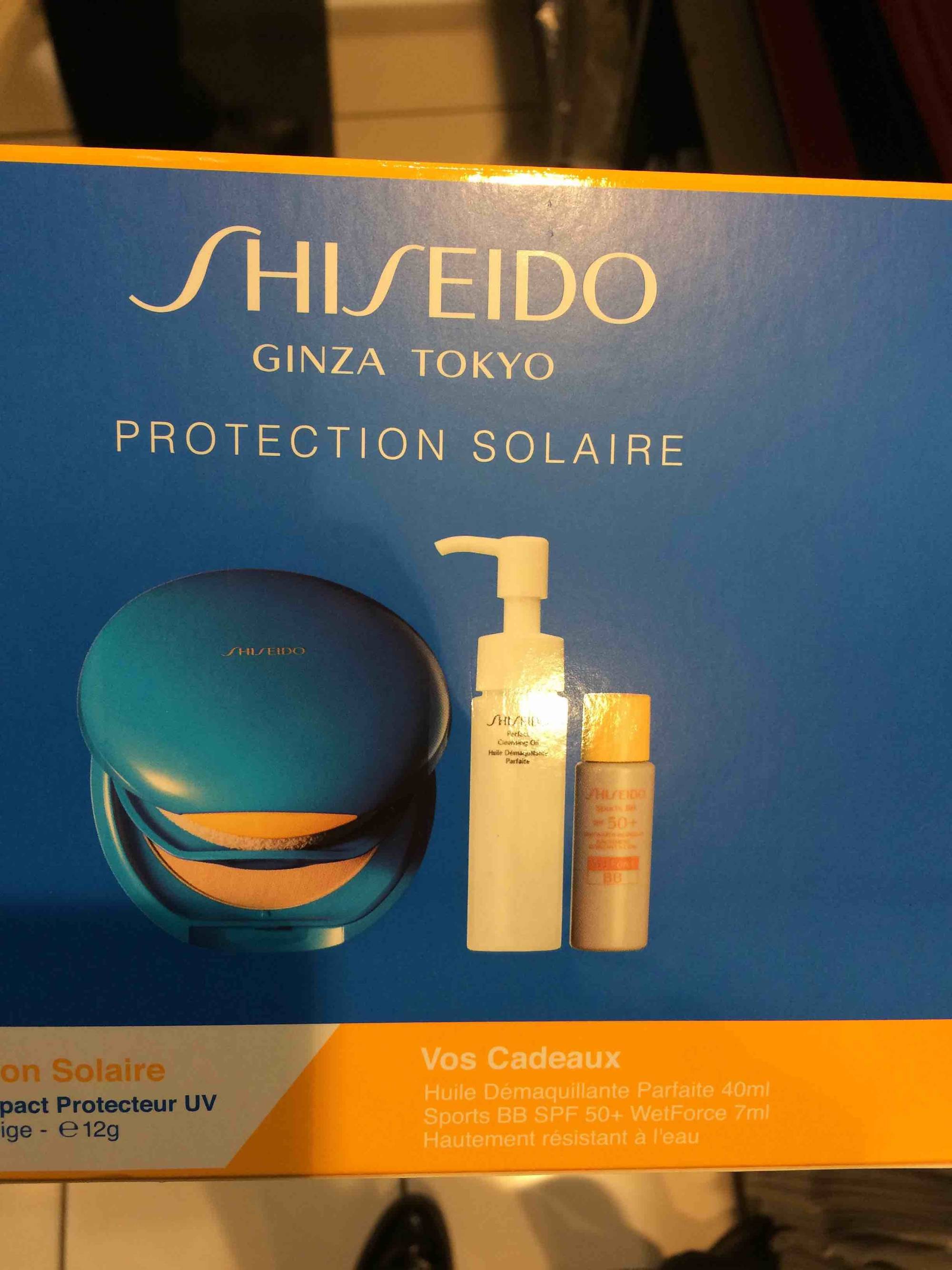 SHISEIDO - Protection solaire - Fond de teint , huile démaquillante et BB cream 