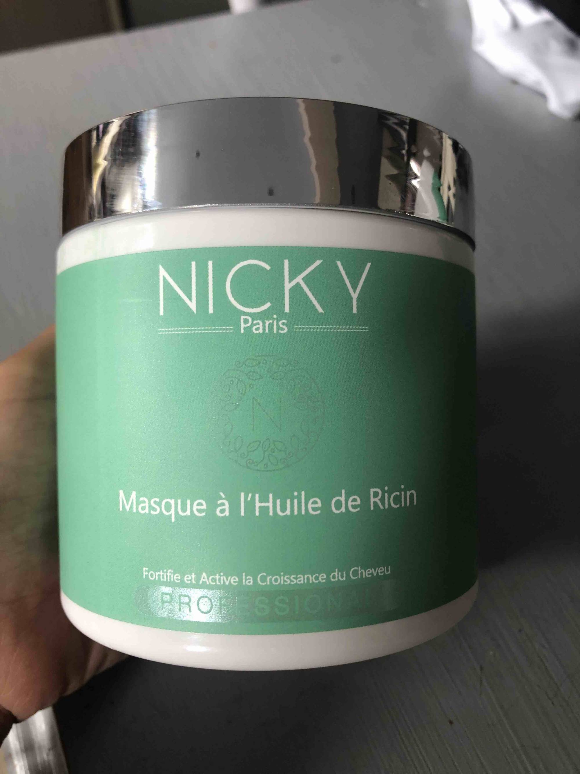 NICKY - Masque à l'huile de ricin 
