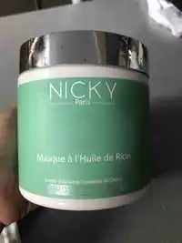 NICKY - Masque à l'huile de ricin 