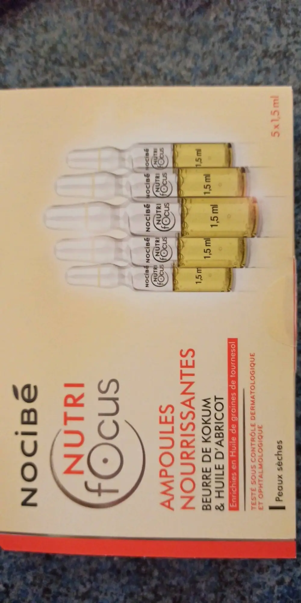 NOCIBÉ - Nutri focus - Ampoules nourrissantes