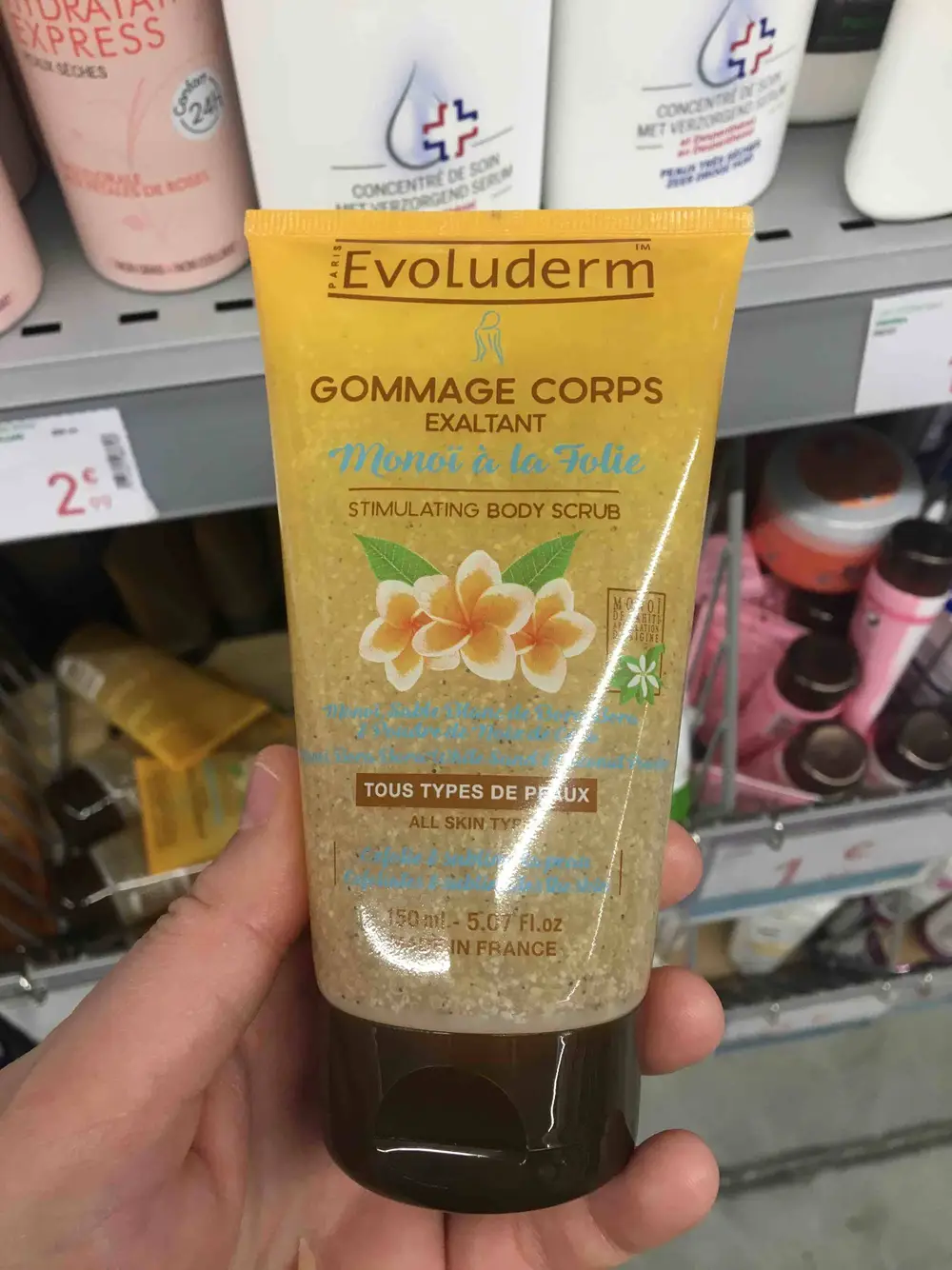 EVOLUDERM - Monoï à la Folie - Gommage corps exaltant