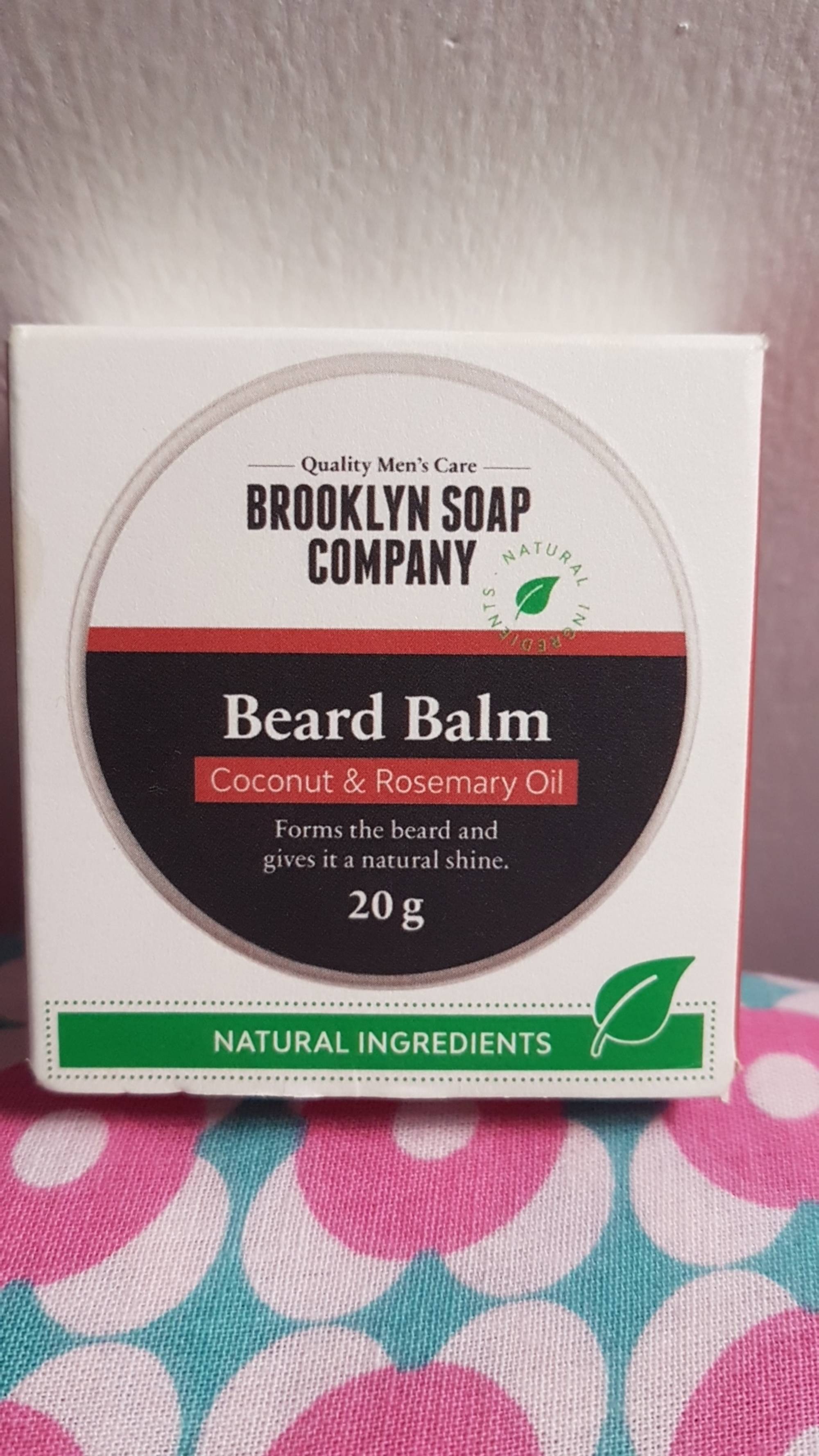 BROOKLYN SOAP COMPANY - Coconut & rosemary oil - Beard balm