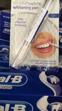 DR FRESH - Absolute white - Whitening gel pen