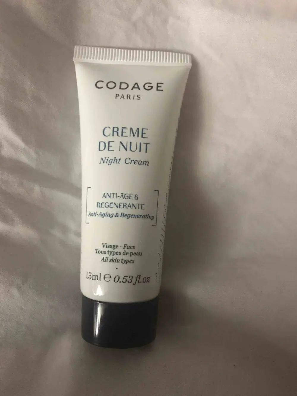 CODAGE PARIS - Crème de nuit - Anti-âge & régénérante