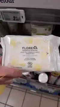 FLORENA - Lingettes démaquillantes visage et yeux 