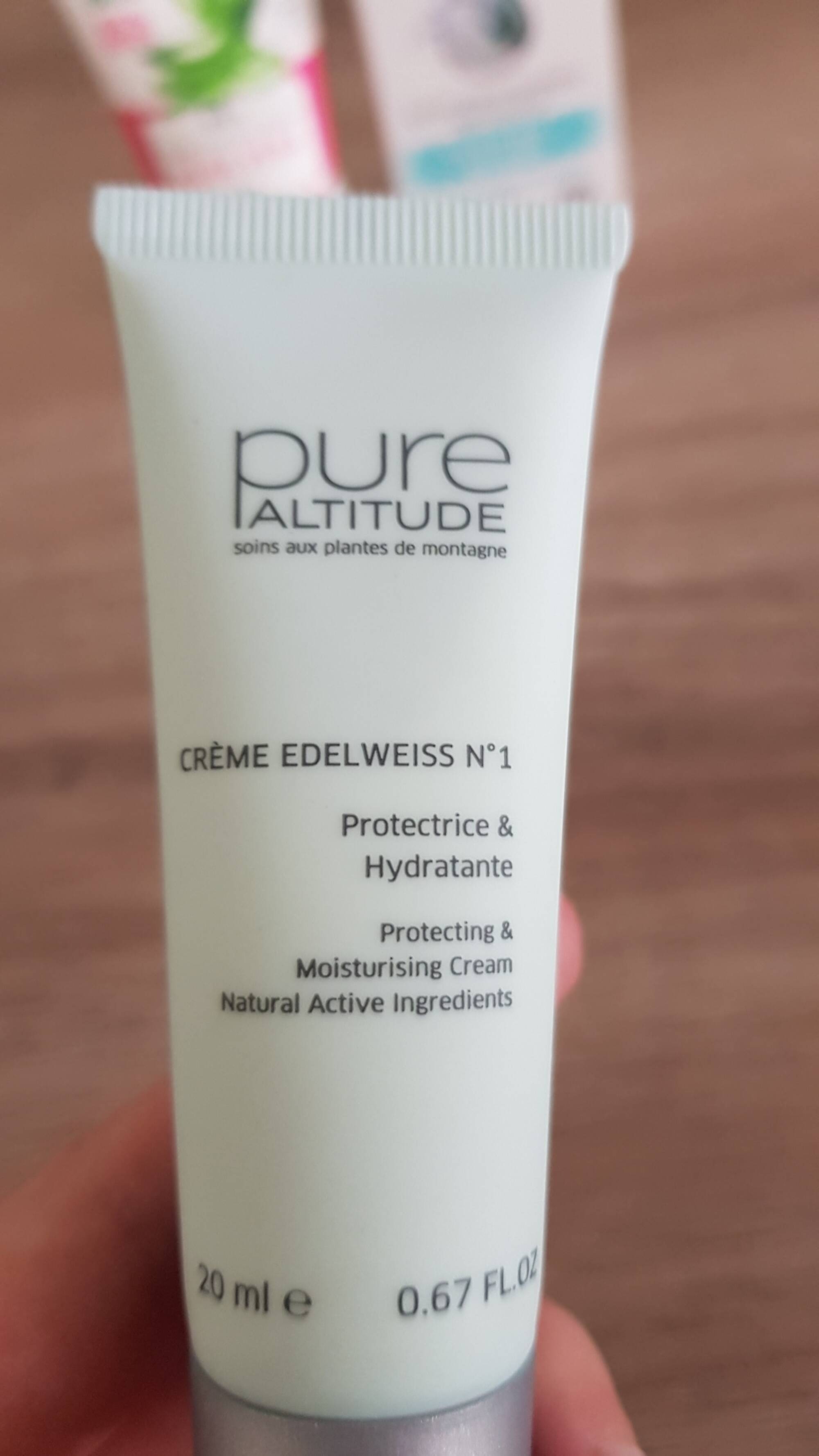 PURE ALTITUDE - Crème edelweiss n°1 protectrice & hydratante