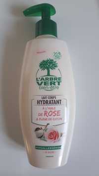 L'ARBRE VERT - Lait corps hydratant à l'huile de rose & fleur de coton