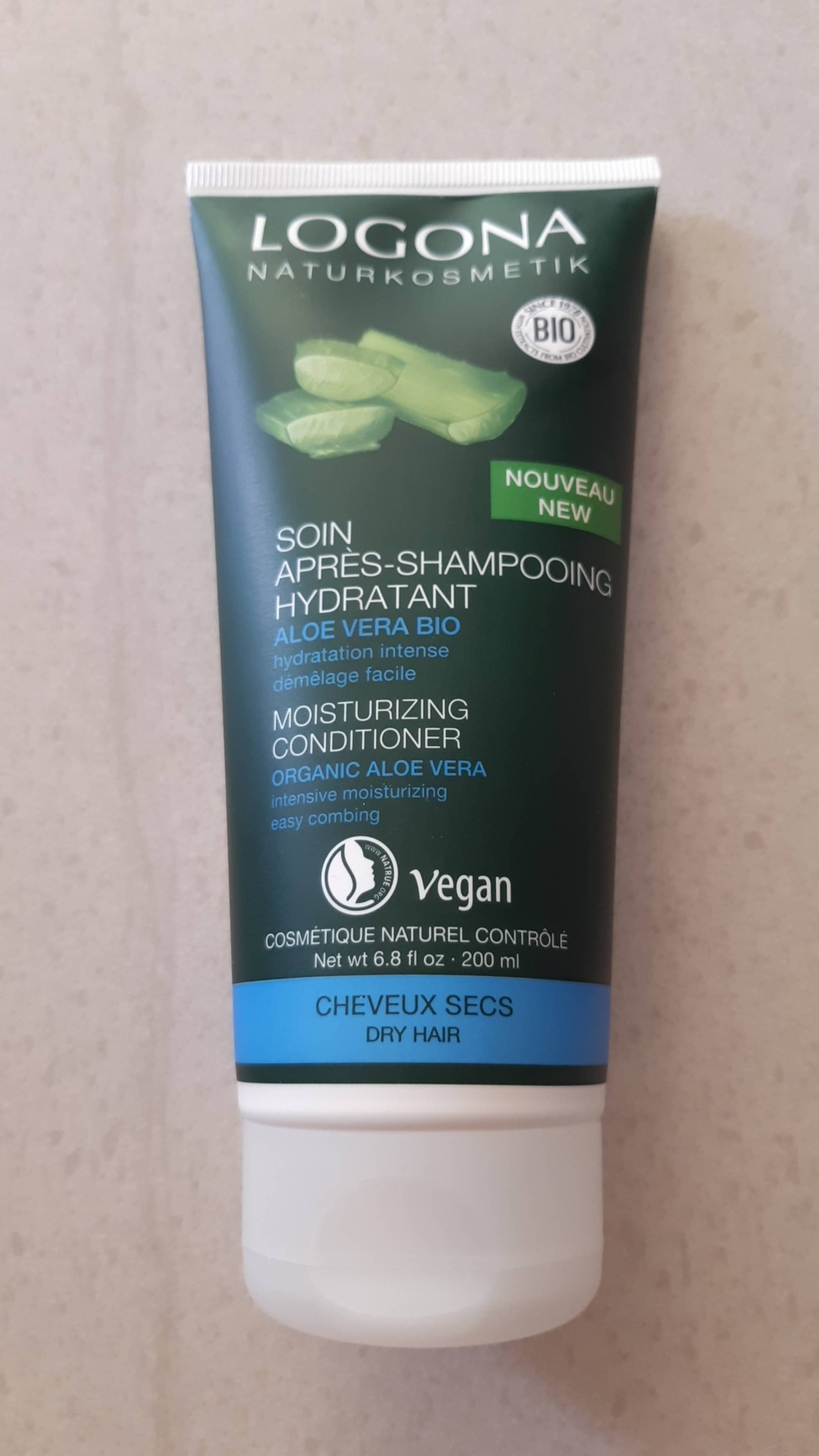 LOGONA - Soin après-shampooing hydratant bio