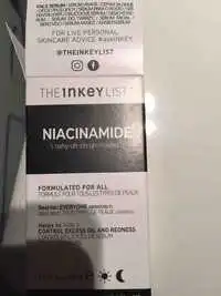 THE INKEY LIST - Niacinamide - Controler l'excès de sébum et les rougeurs