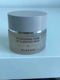 KLAVUU - Nourishing care - Lip sleeping pack