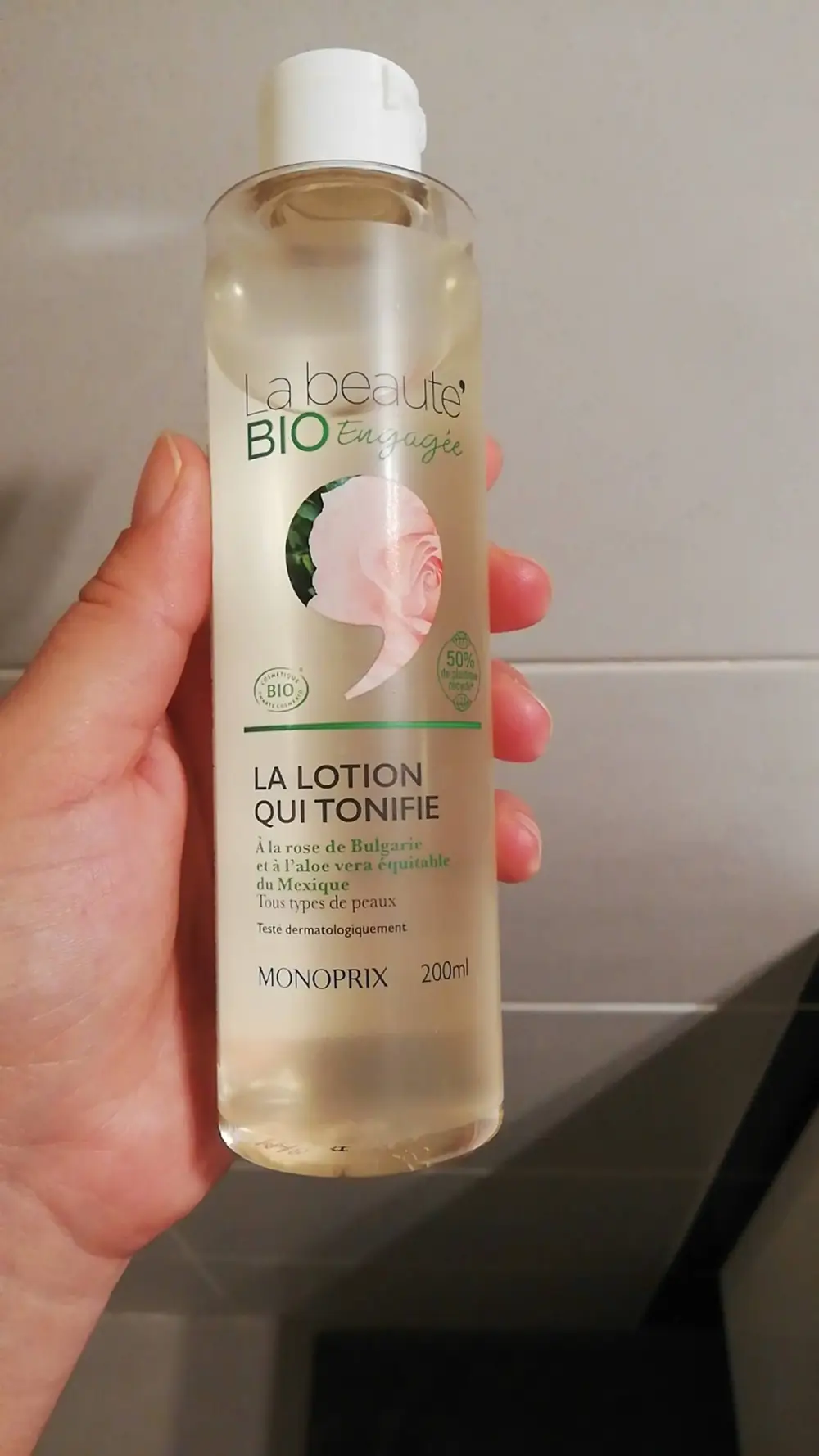 MONOPRIX - La beauté bio - La lotion qui tonifie