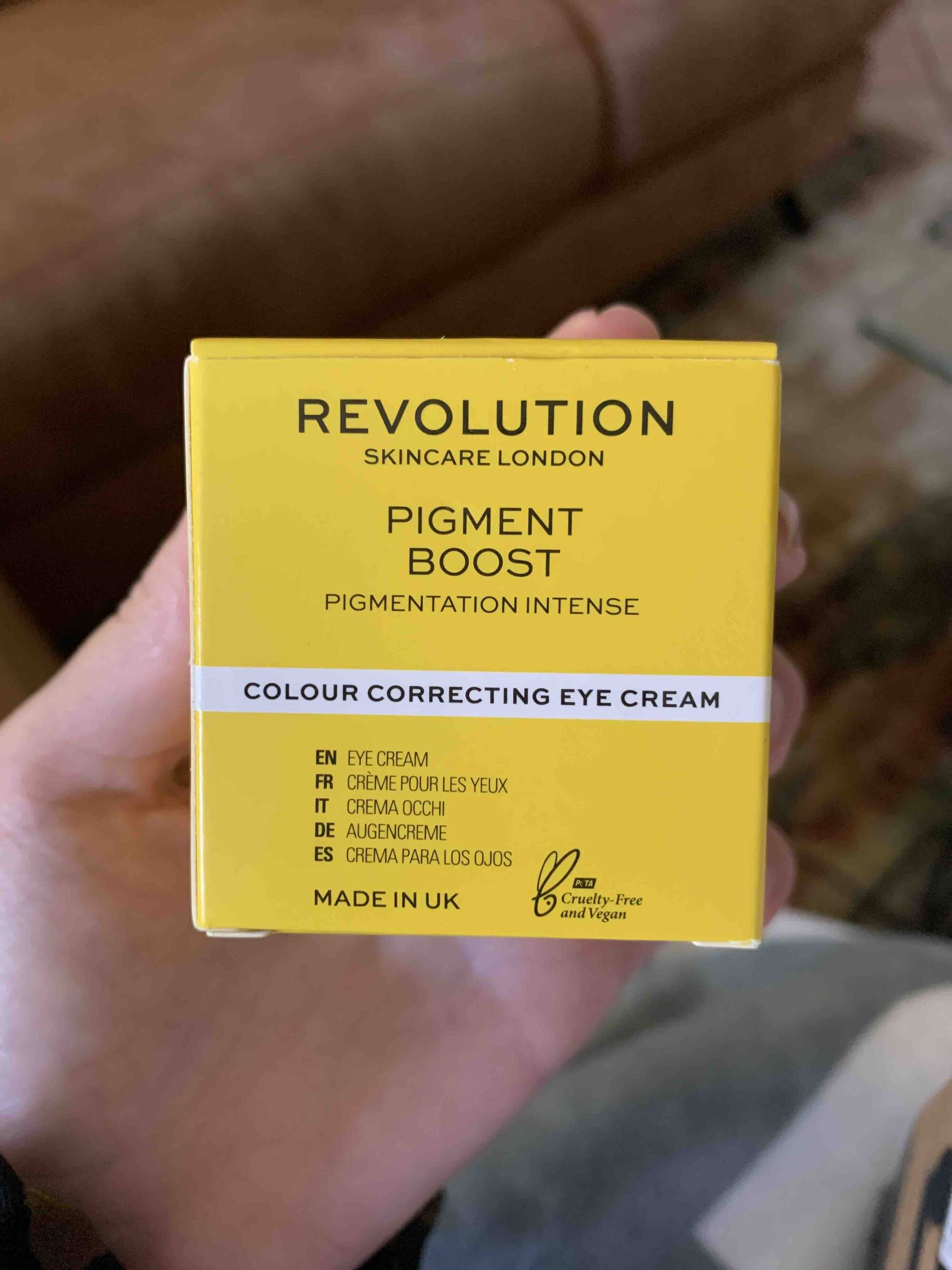 MAKEUP REVOLUTION - Pigment boost - Colour correcting eye cream