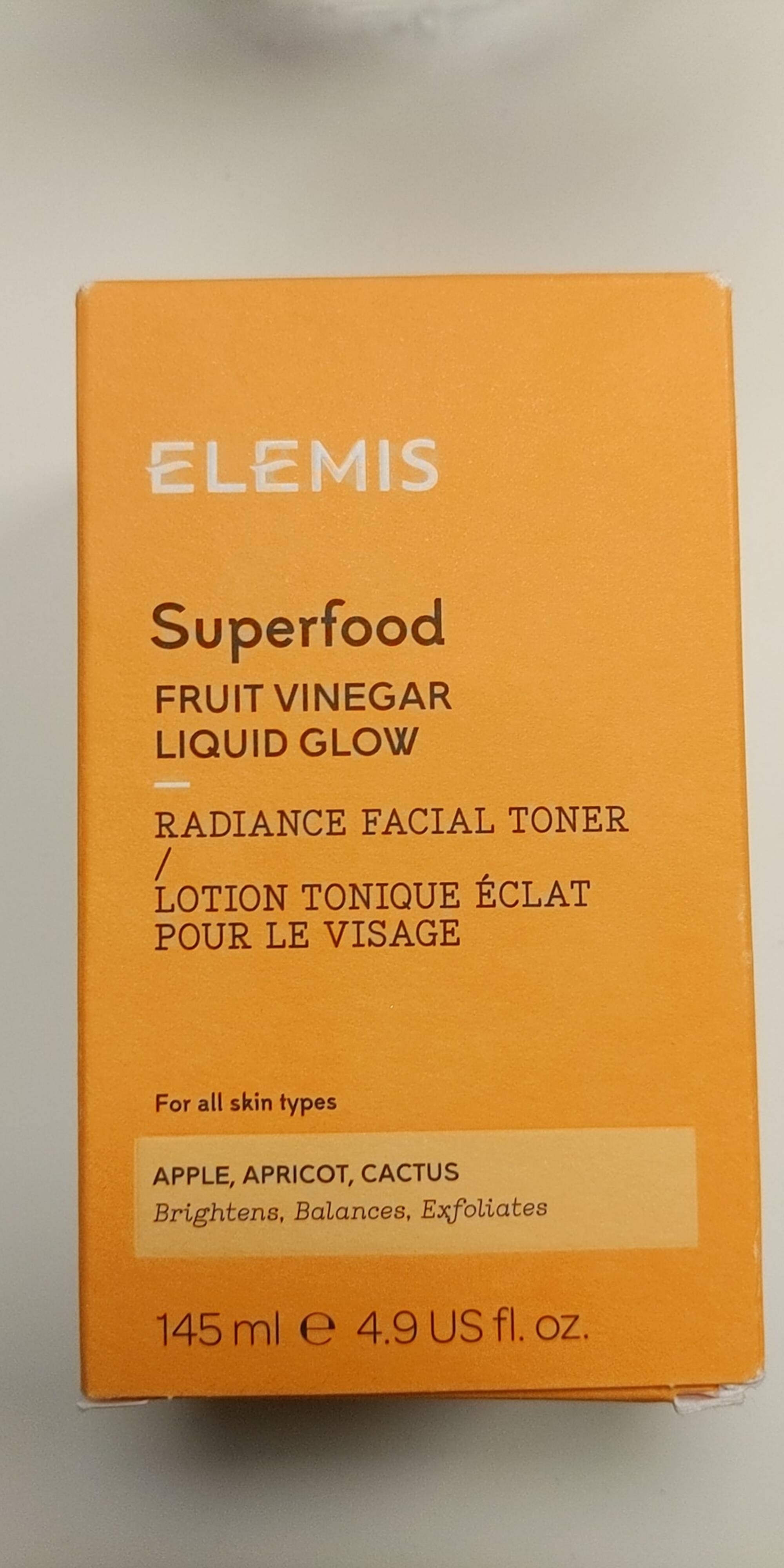 ELEMIS - Superfood - Lotion tonique éclat pour le visage