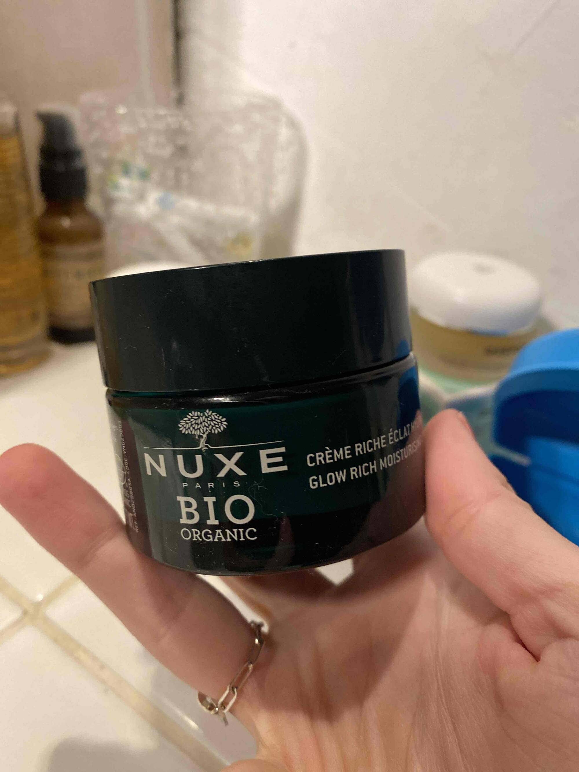NUXE - Bio organic - Crème riche hydratante éclat