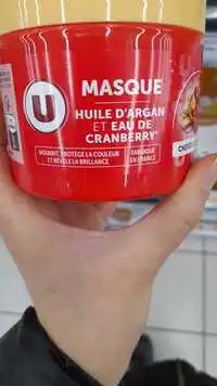 BY U - Masque huile d'argan et eau de cranberry