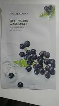 NATURE REPUBLIC - Real nature - Mask sheet