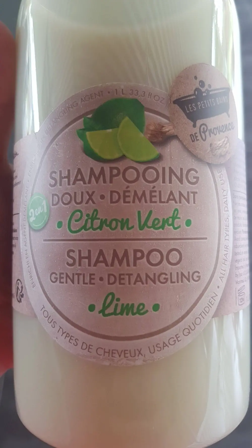 LES PETITS BAINS DE PROVENCE - Citron Vert - Shampooing 2 en 1