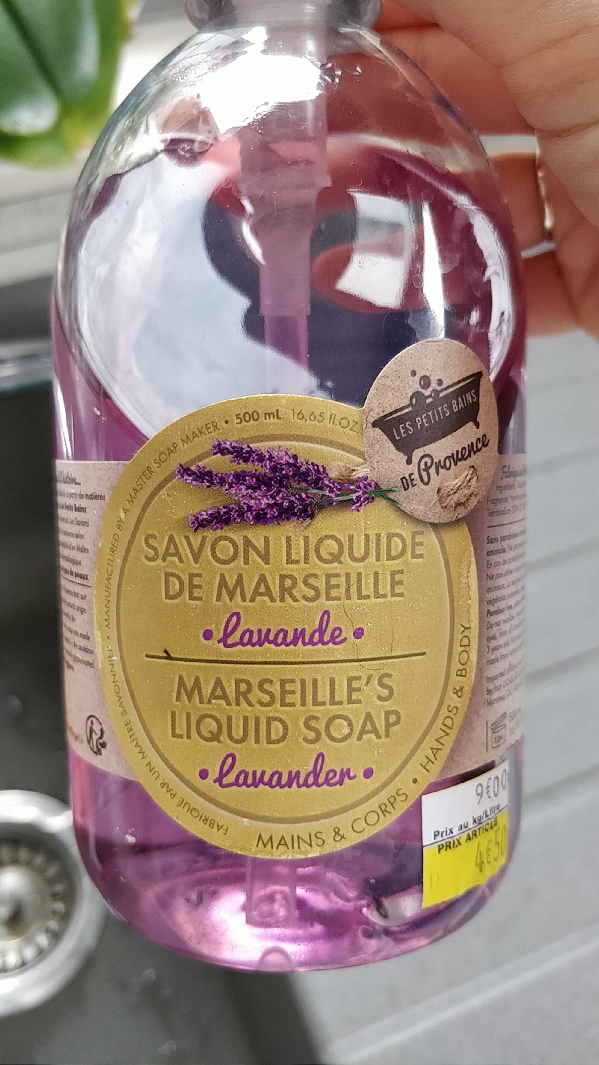 LES PETITS BAINS DE PROVENCE - Savon liquide de Marseille - Lavande
