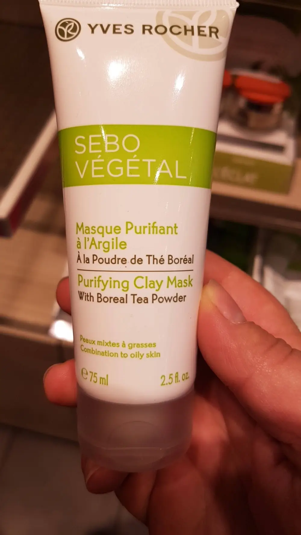 YVES ROCHER - Sebo végétal - Masque purifiant à l'argile 