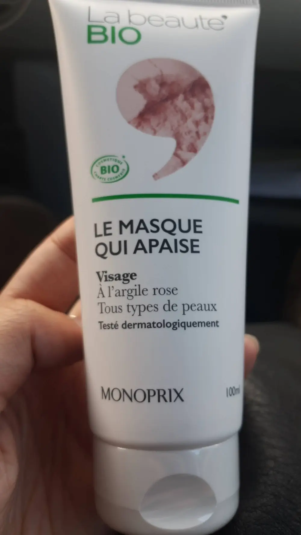 MONOPRIX - La beauté bio - Le masque qui apaise