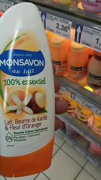 MONSAVON - 100% Essentiel Lait, beurre de karité & fleur d'oranger