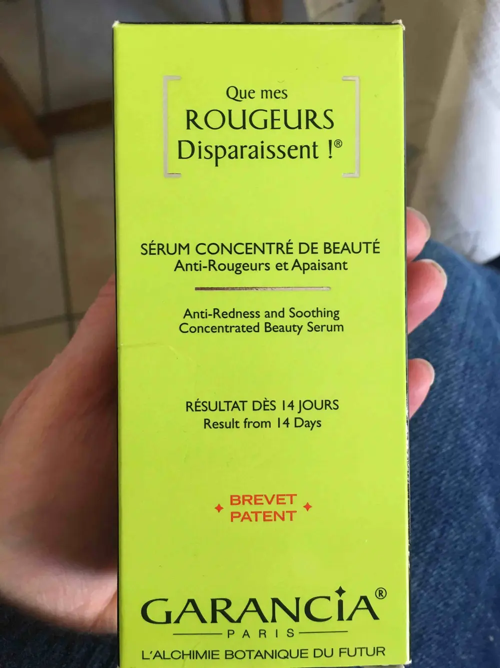 GARANCIA - Que mes rougeur disparaissent ! - Sérum concentré de beauté