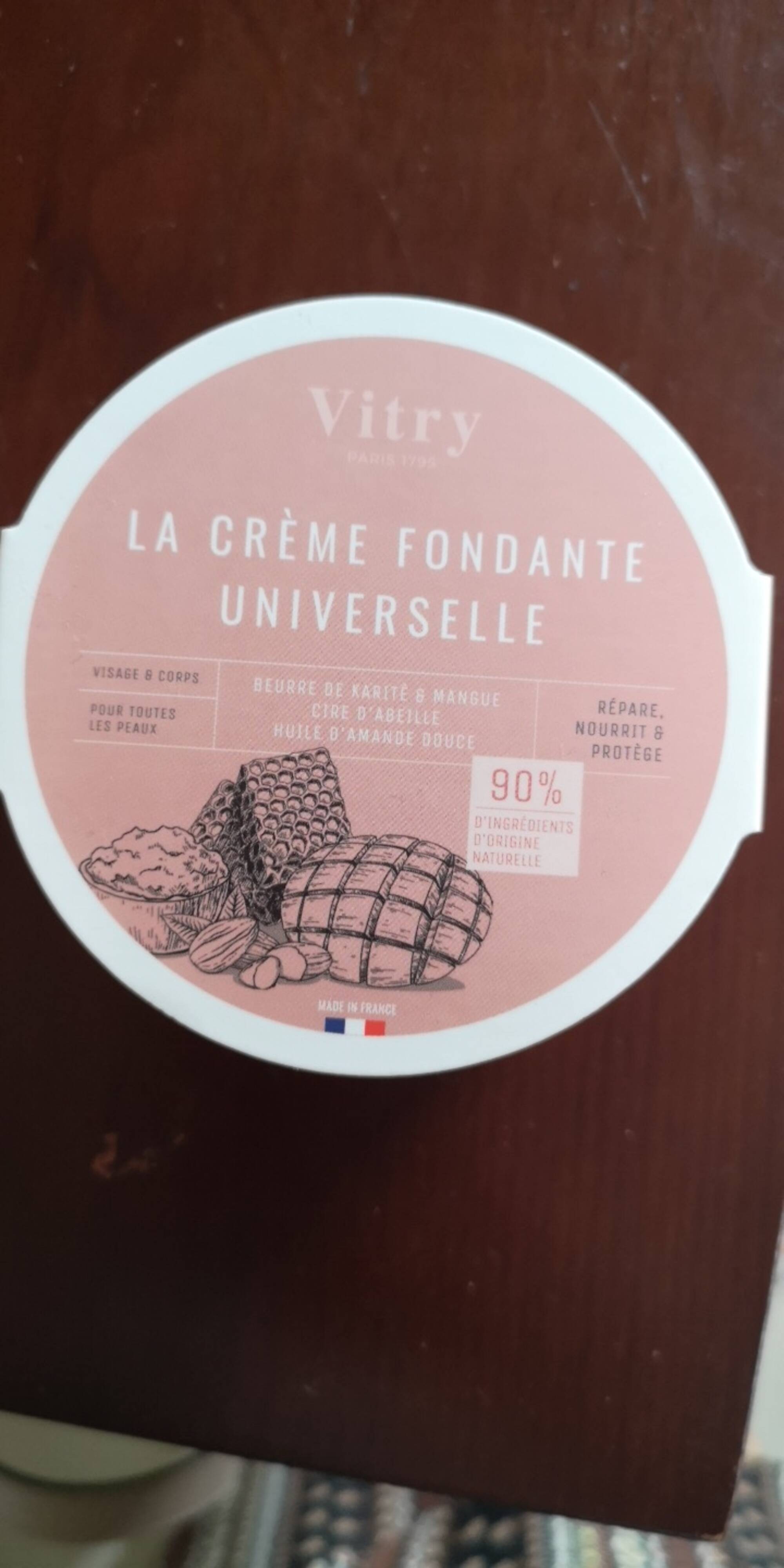 VITRY - Beurre de Karité & mangue - La crème fondante universelle 