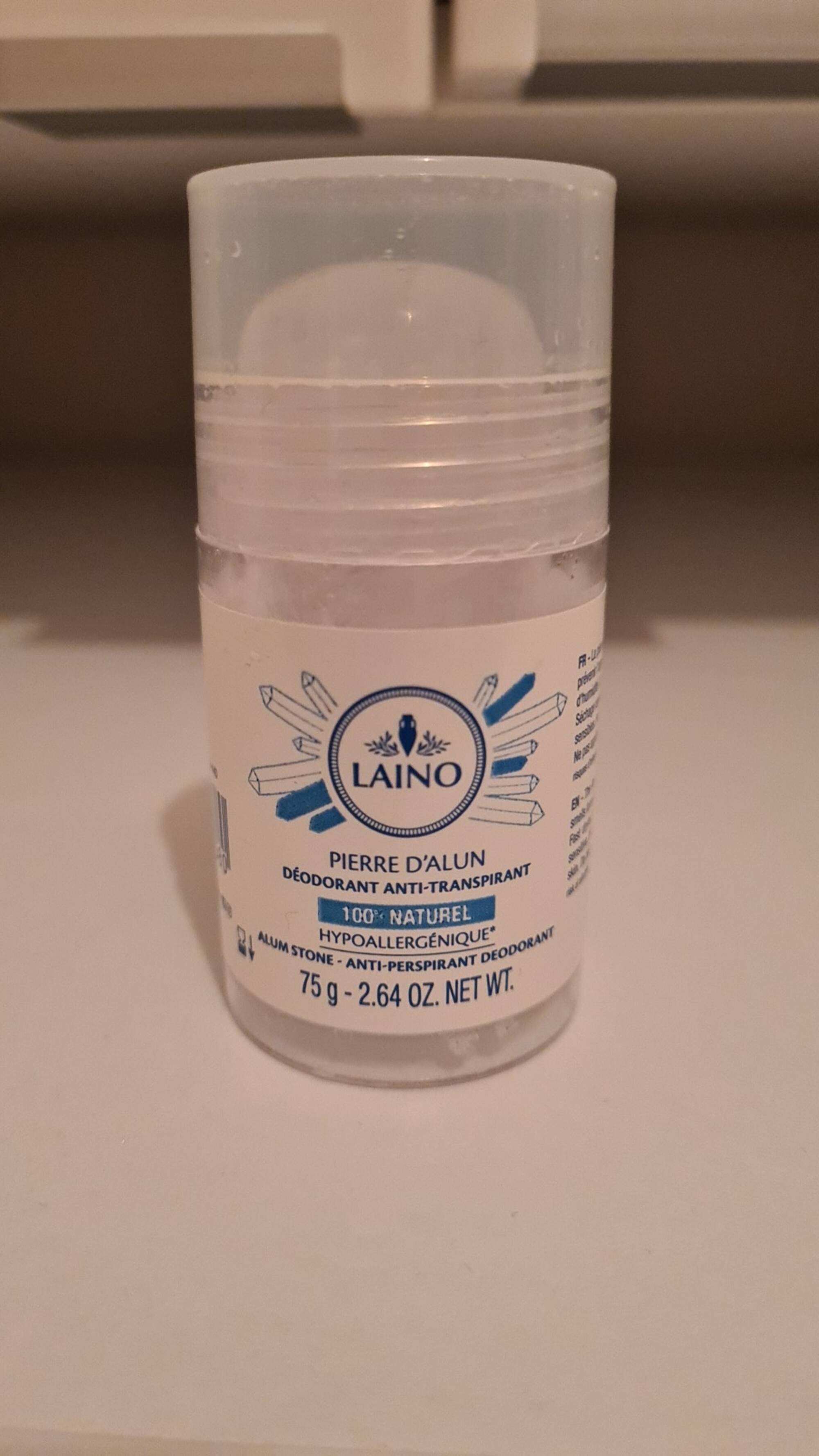 LAINO - Pierre d'alun - Déodorant anti-transpirant