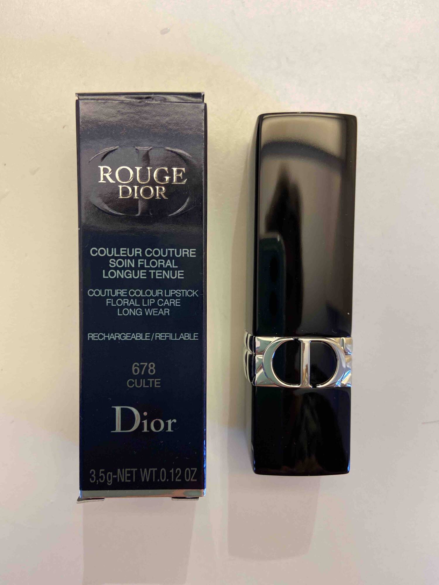 DIOR - Rouge Dior - Couleur couture soin floral 678 culte