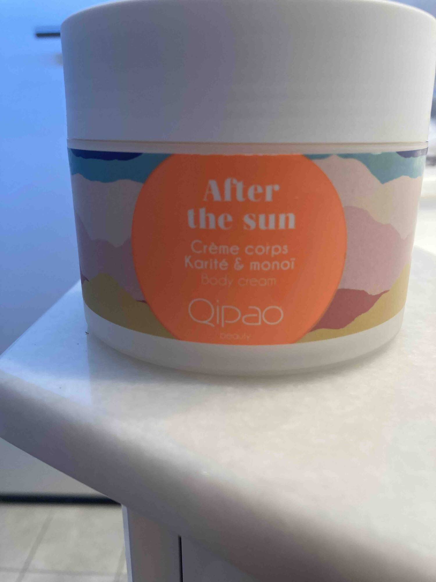 QIPAO - After the sun - Crème corps karité & monoï
