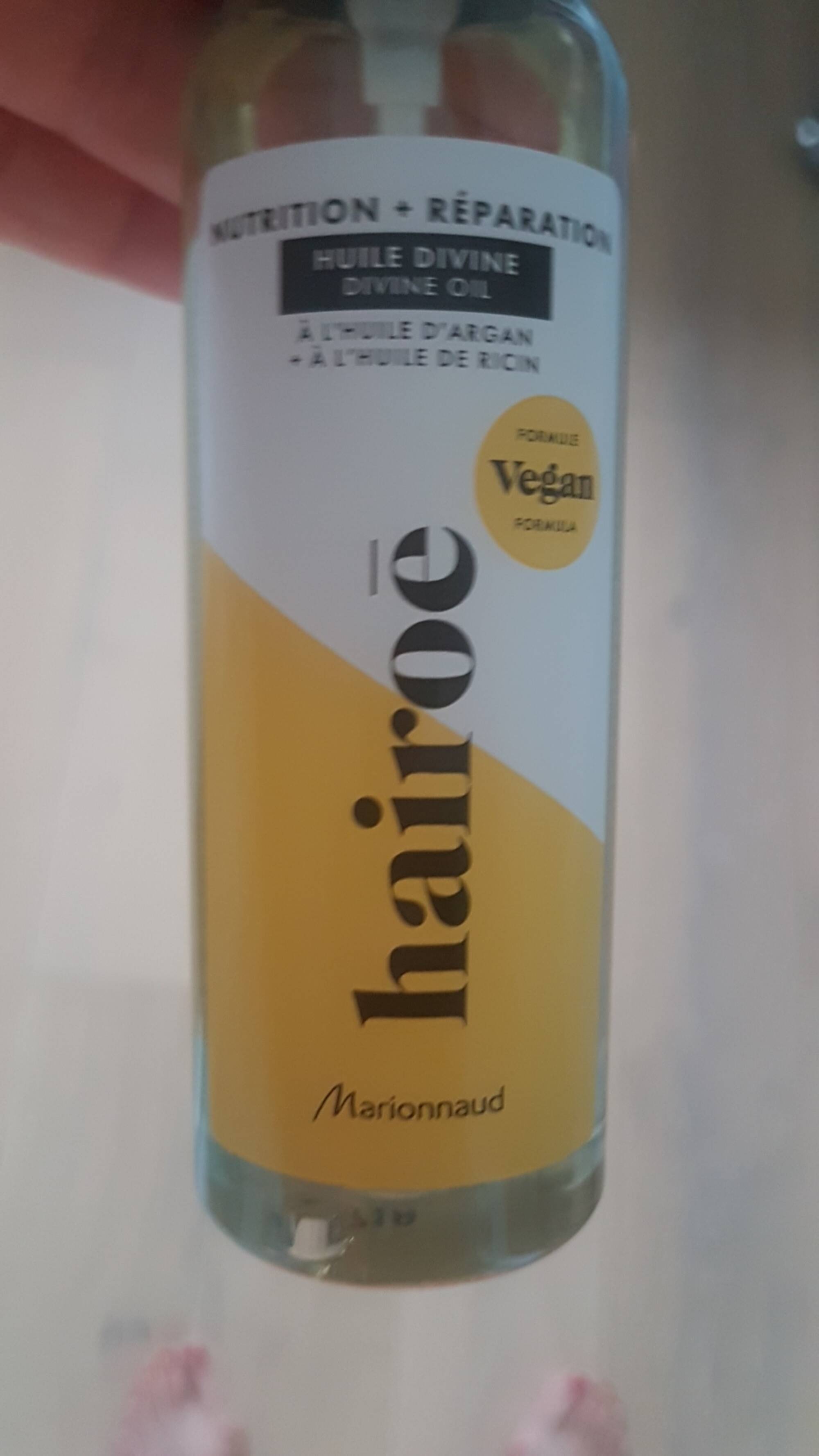 MARIONNAUD - Hairoe - Huile divine à l'huile d'argan