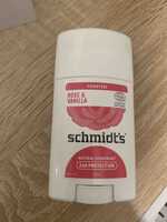 SCHMIDT'S - Rose & vanilla - Natural déodorant 24h protection