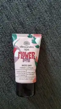 ALESSANDRO SPA - Flower bomb - Lotion pour les mains