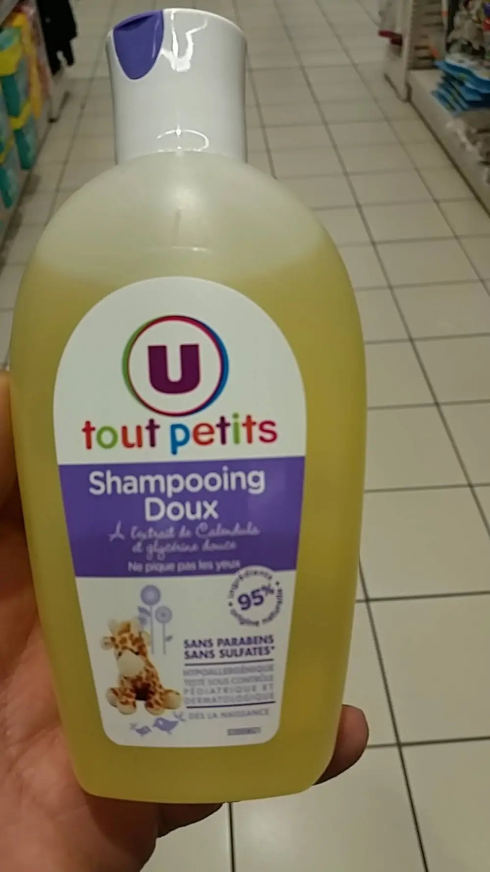 BY U - Shampooing doux bébé