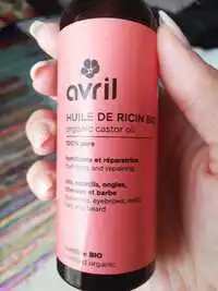 AVRIL - Huile de ricin bio