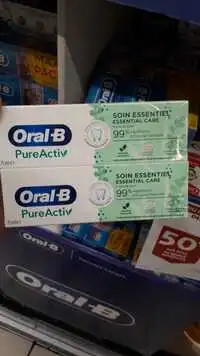 ORAL-B - PureActiv - Dentifrice soin essentiel