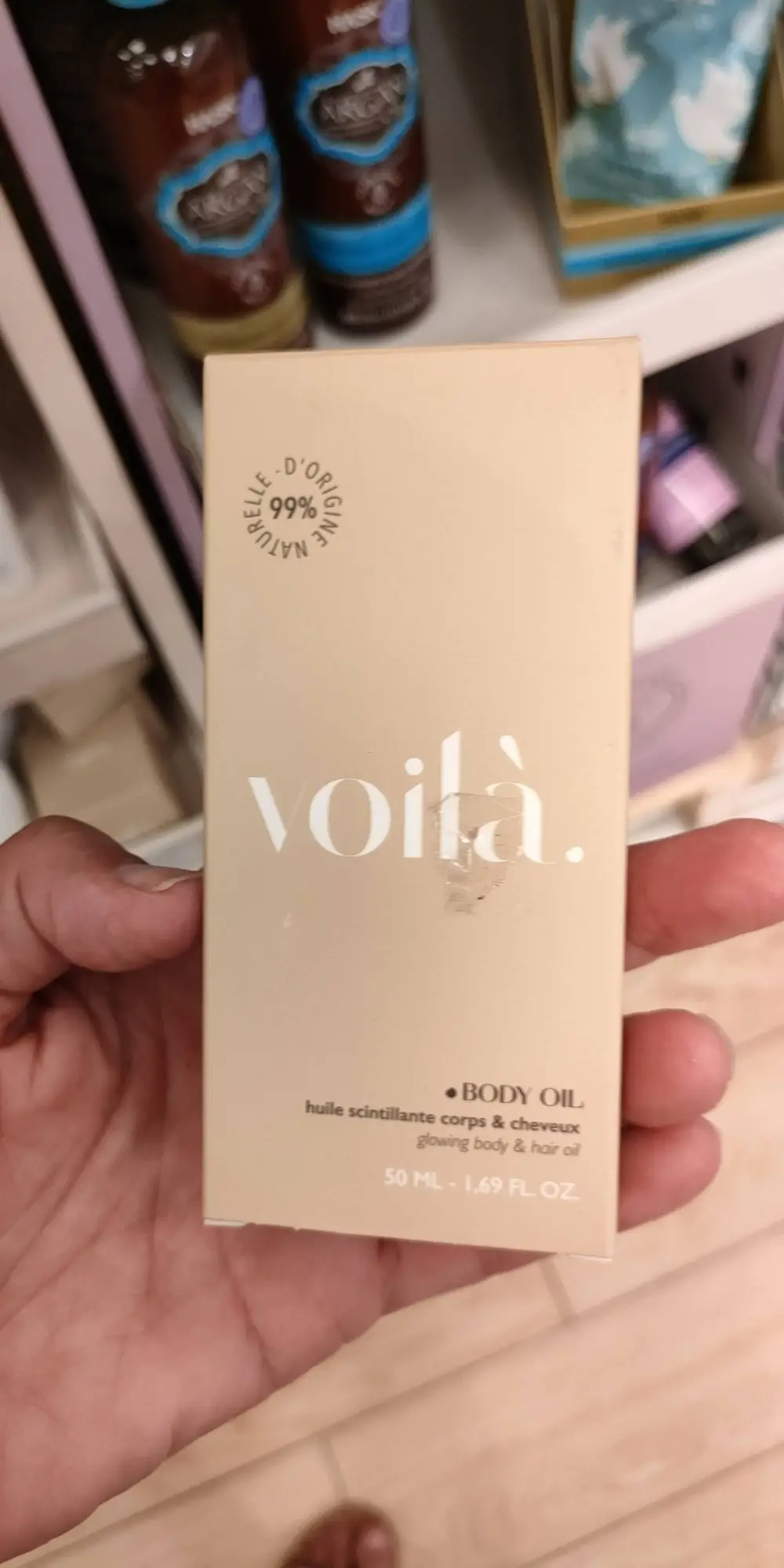 VOILÀ - Body oil - Huile scintillante corps & cheveux