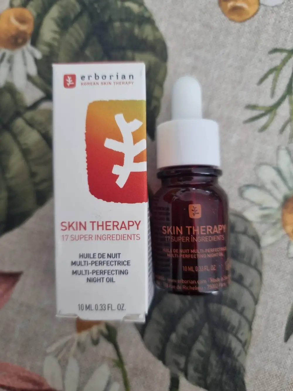 ERBORIAN - Skin therapy - Huile de nuit multi-perfectrice